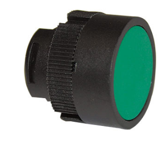 GREEN FLUSH PUSHBUTTON HEAD