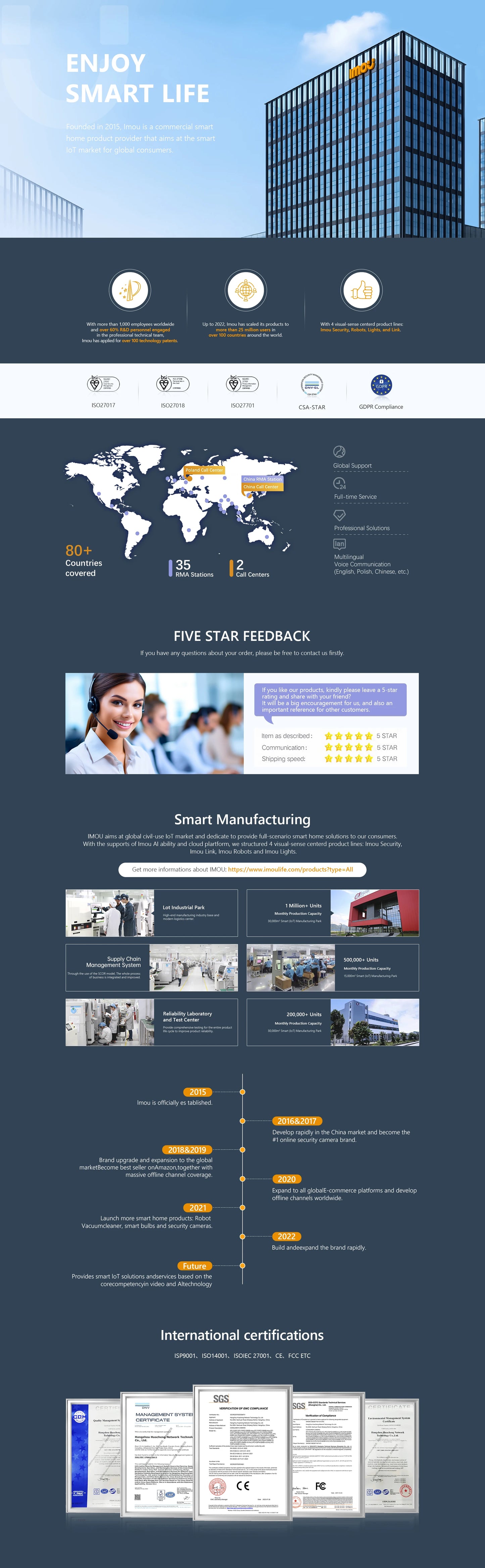 IMOU Outdoor Bullet Wifi Camera 2C 5MP