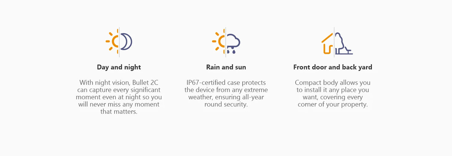 IMOU Outdoor Bullet Wifi Camera 2C 5MP