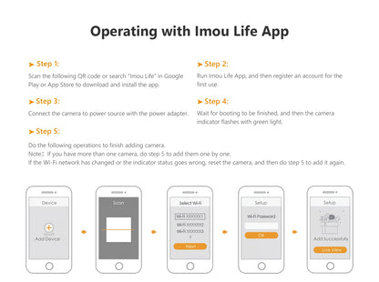 IMOU Outdoor Bullet Wifi Camera 2C 5MP