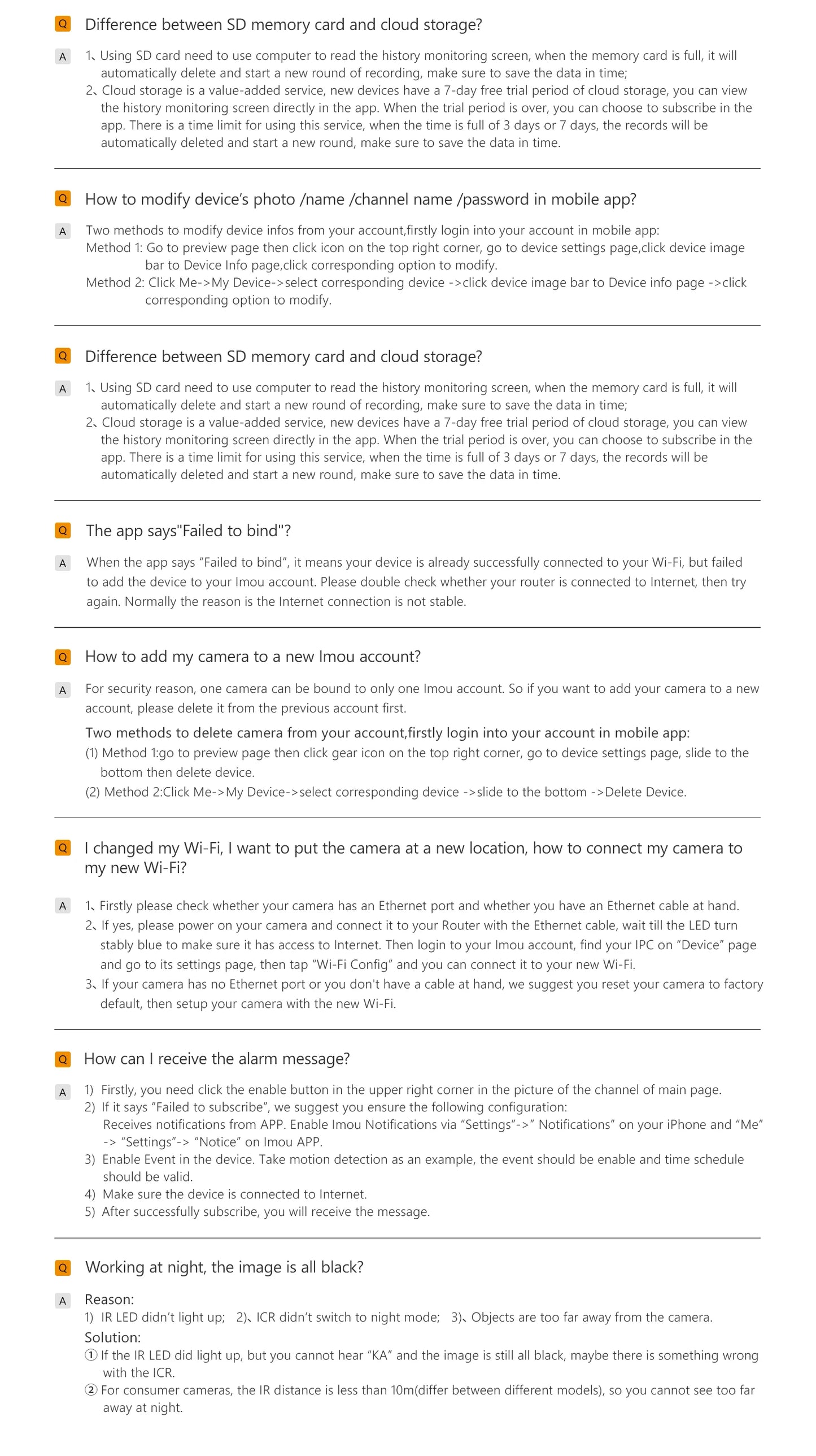 IMOU Outdoor Bullet Wifi Camera 2C 5MP