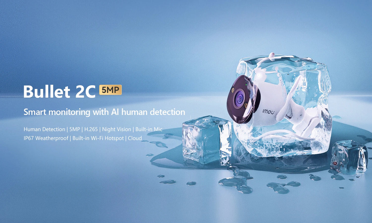 IMOU Outdoor Bullet Wifi Camera 2C 5MP
